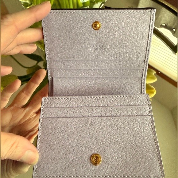 Gucci Ophidia Beige and Lavender Women's Small Wallet - Picture 5 of 8